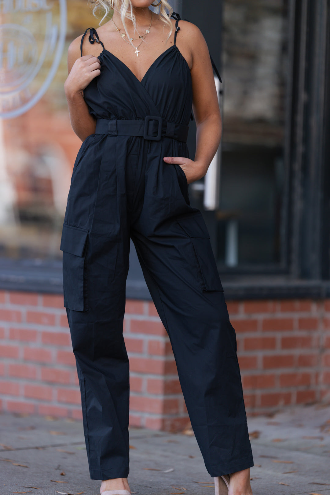 Sienna Cargo Pocket Jumpsuit