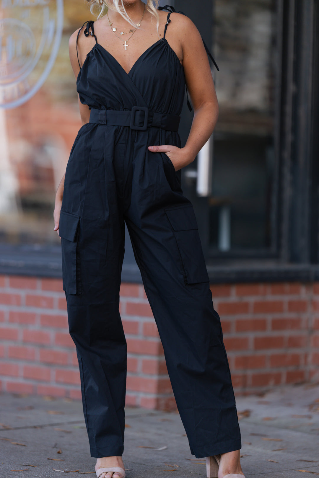 Sienna Cargo Pocket Jumpsuit