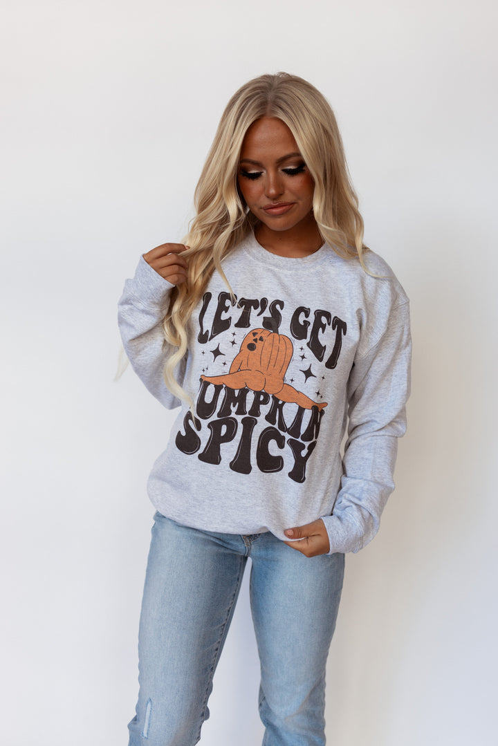 Let's Get Pumpkin Spicy Graphic Sweater