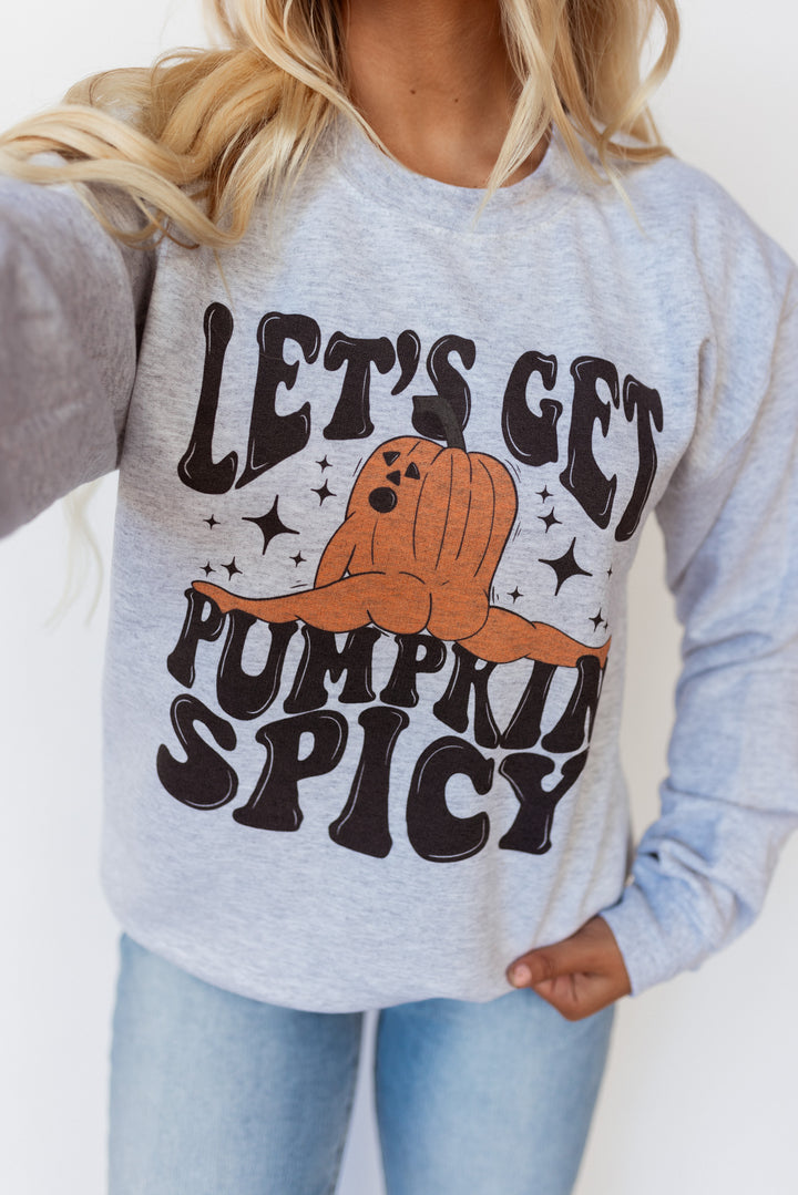 Let's Get Pumpkin Spicy Graphic Sweater