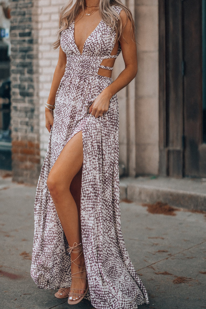 Onyx Maxi Dress (Wine) FINAL SALE