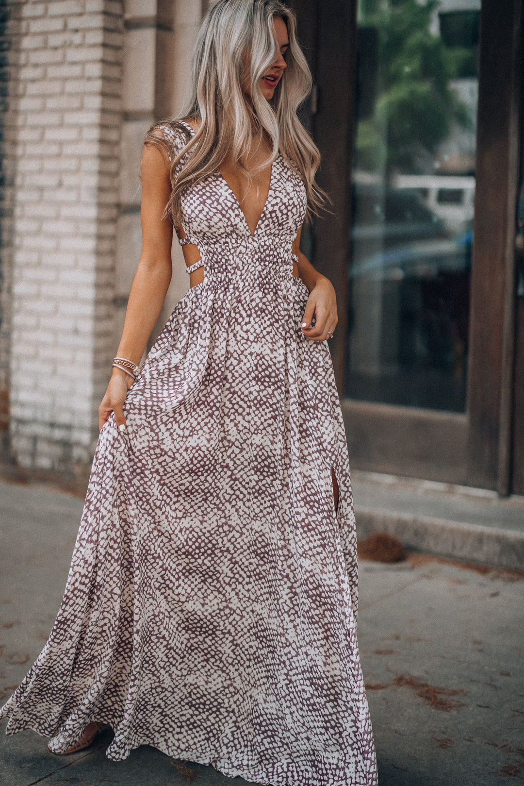 Onyx Maxi Dress (Wine) FINAL SALE