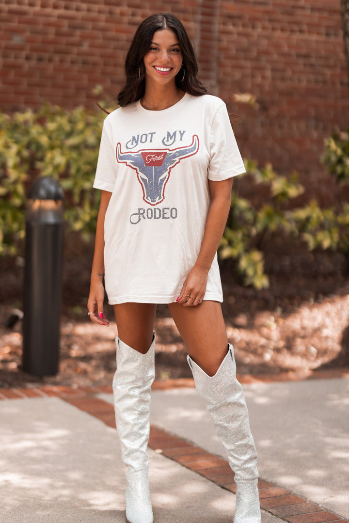 Not My First Rodeo Oversized Tee