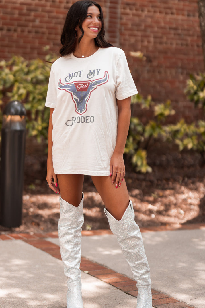 Not My First Rodeo Oversized Tee