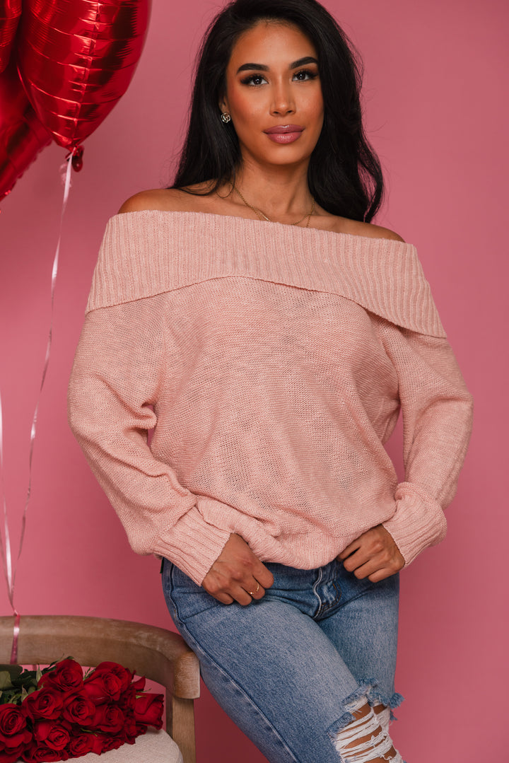 Lola Off Shoulder Knit Sweater