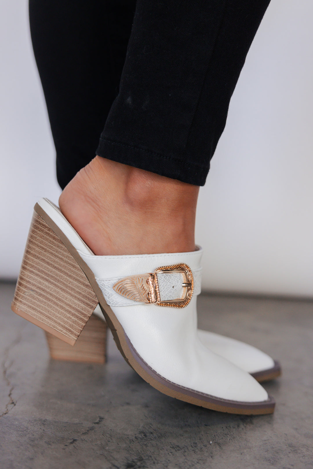 Brand New Day Buckle Mule