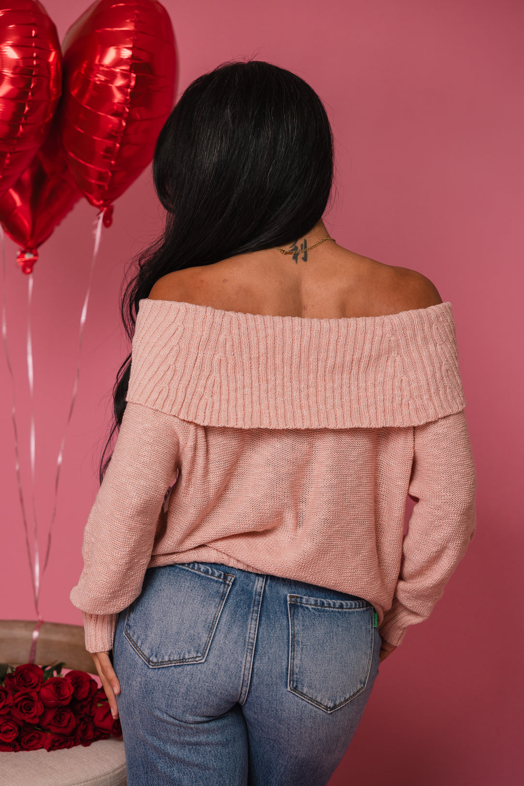 Lola Off Shoulder Knit Sweater