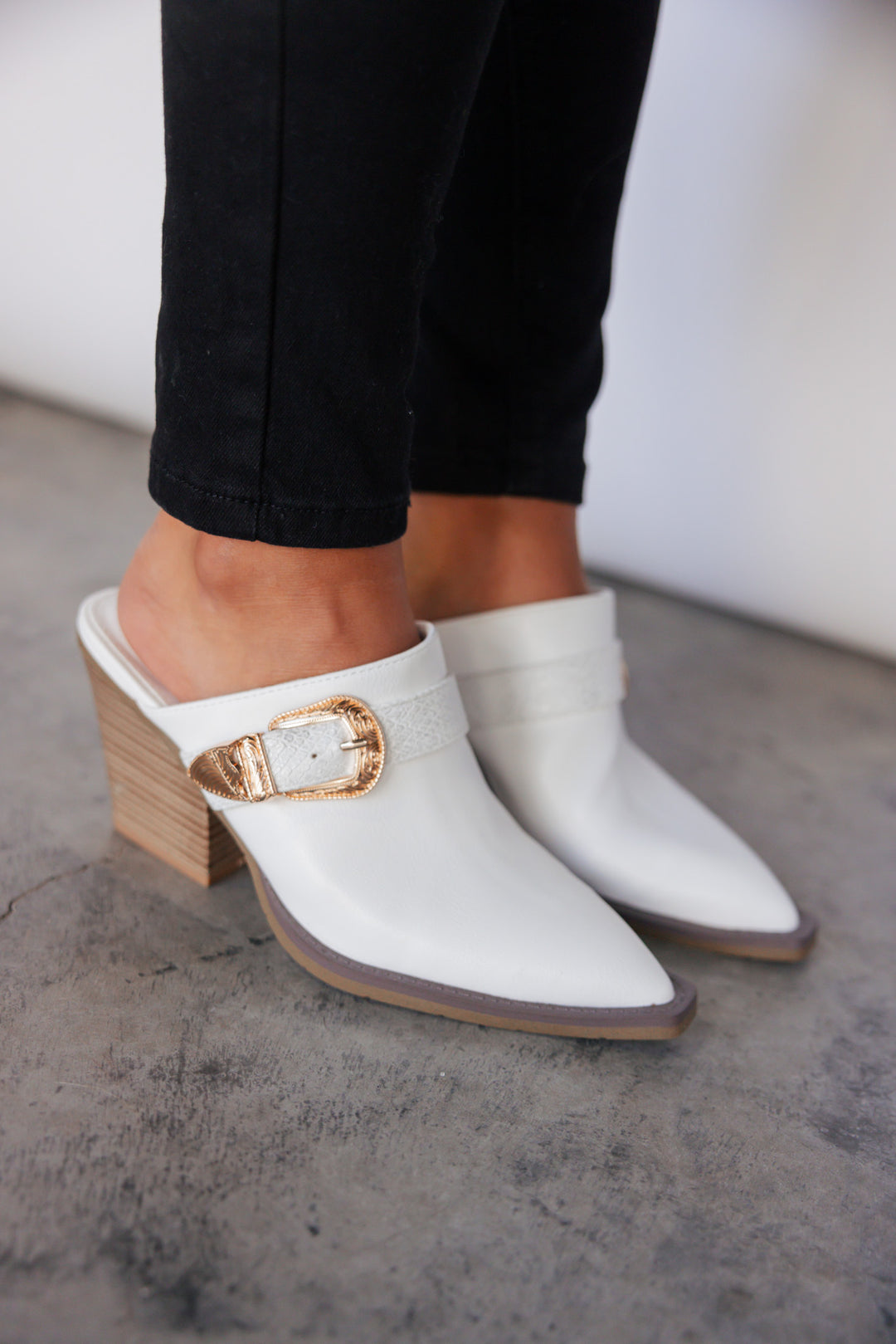 Brand New Day Buckle Mule