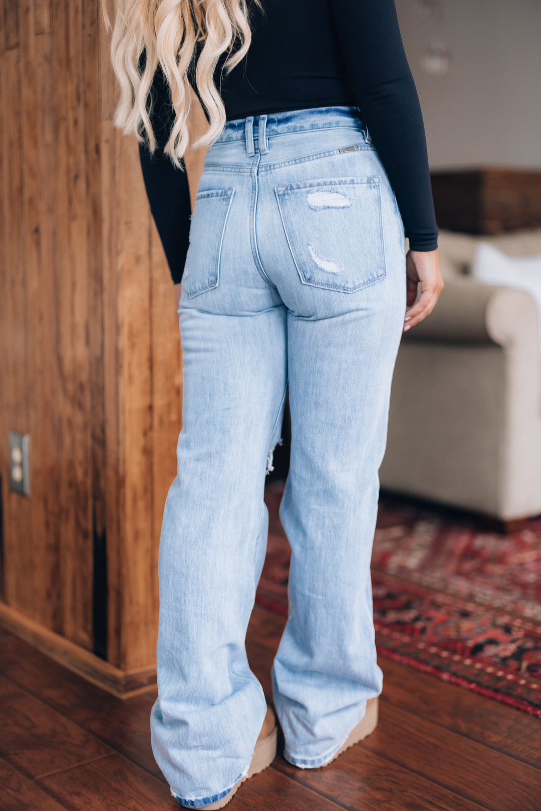 Cory High Rise 90's Wide Flare Jeans