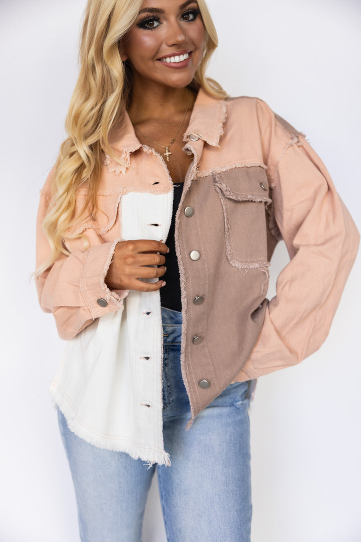 Apple Pickin' Contrast Jacket FINAL SALE