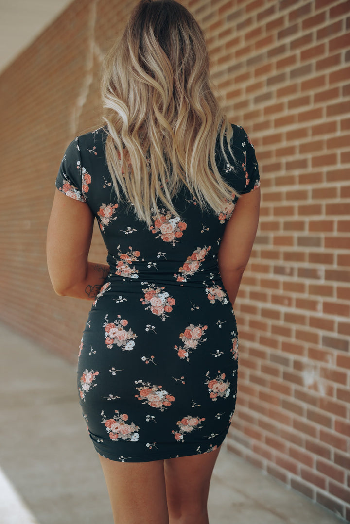 Last Dance Floral Mini Dress FINAL SALE