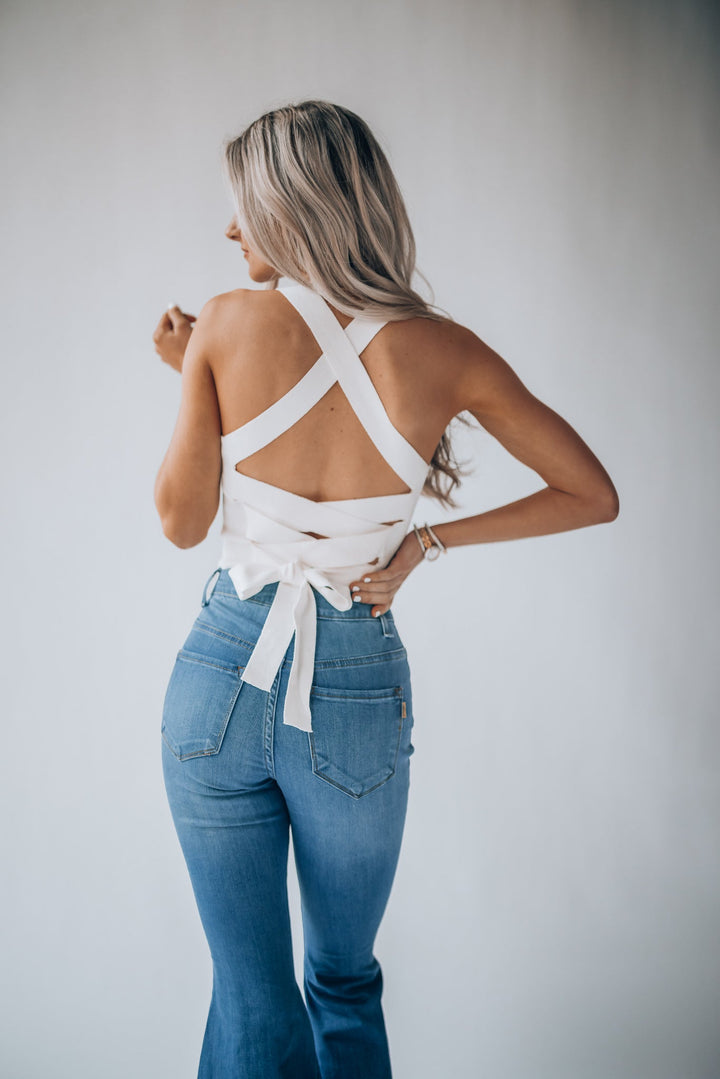 Heartbreaker Knit Crop Top (Ivory) FINAL SALE