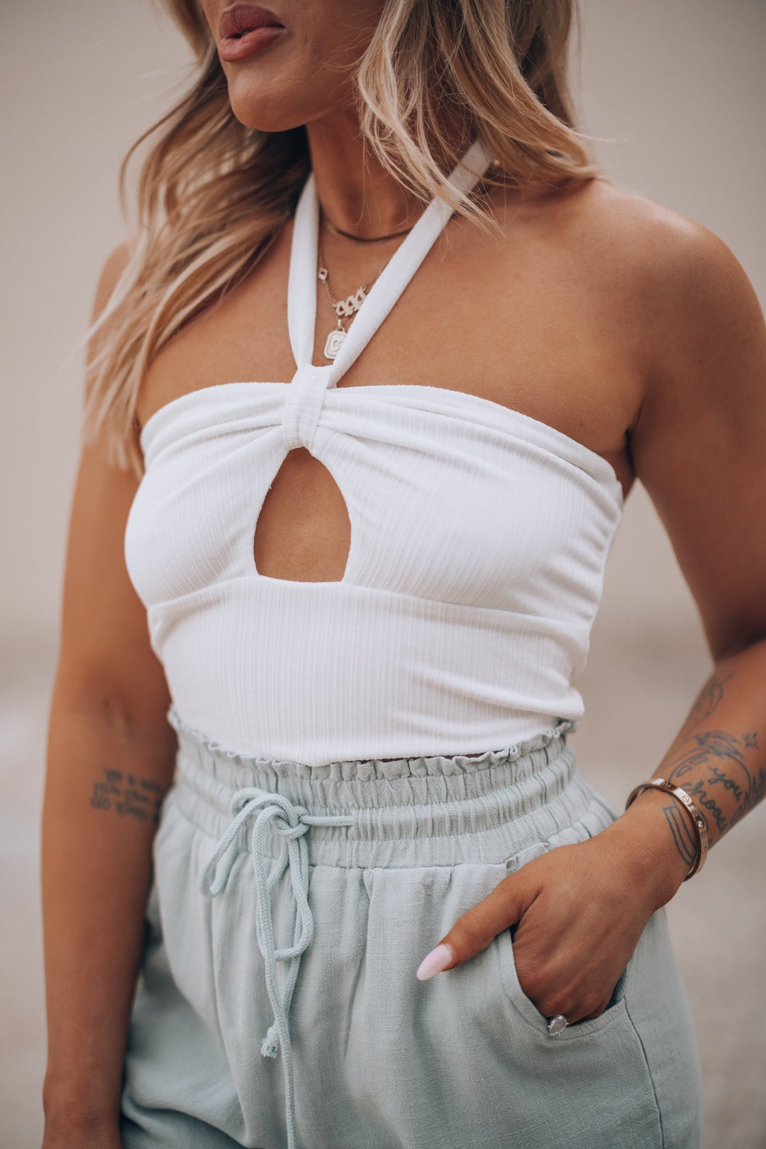 Instant Crush Halter Crop Top FINAL SALE