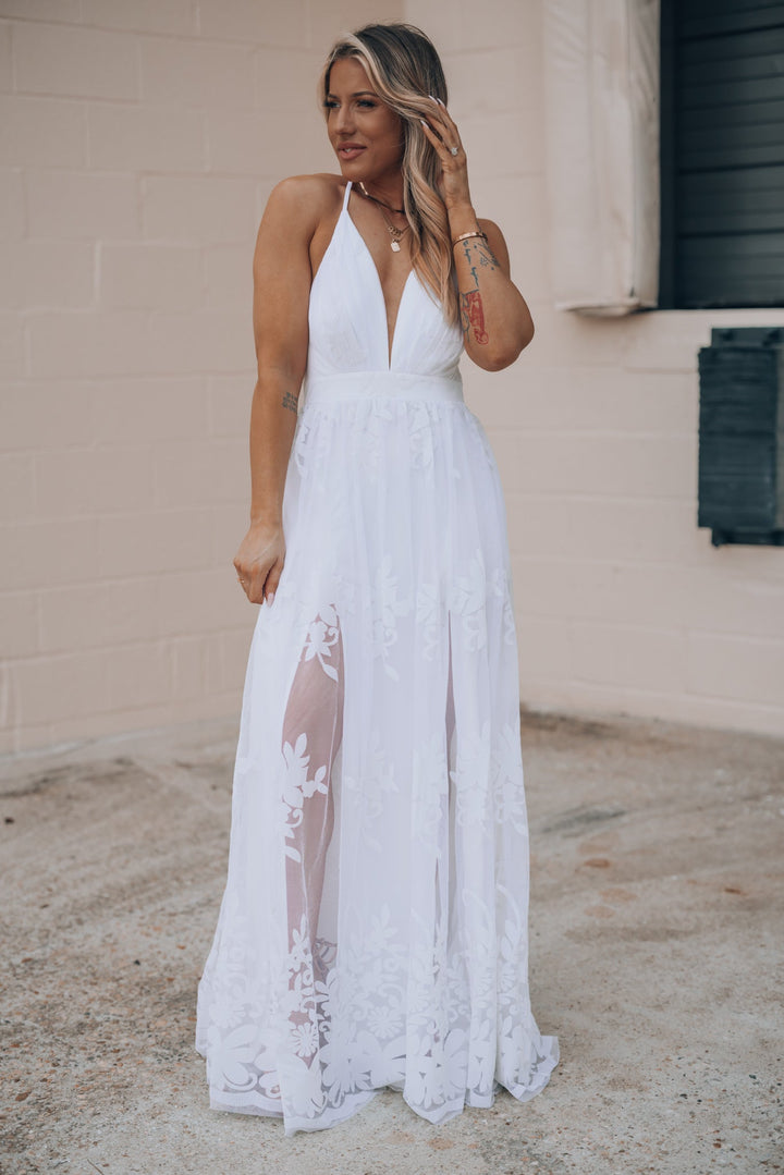 All My Love Maxi Gown (White)