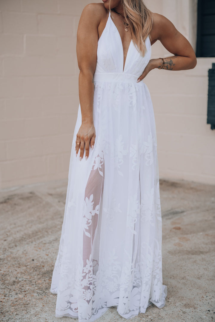 All My Love Maxi Gown (White)