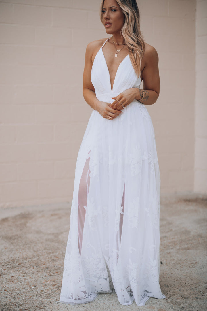 All My Love Maxi Gown (White)