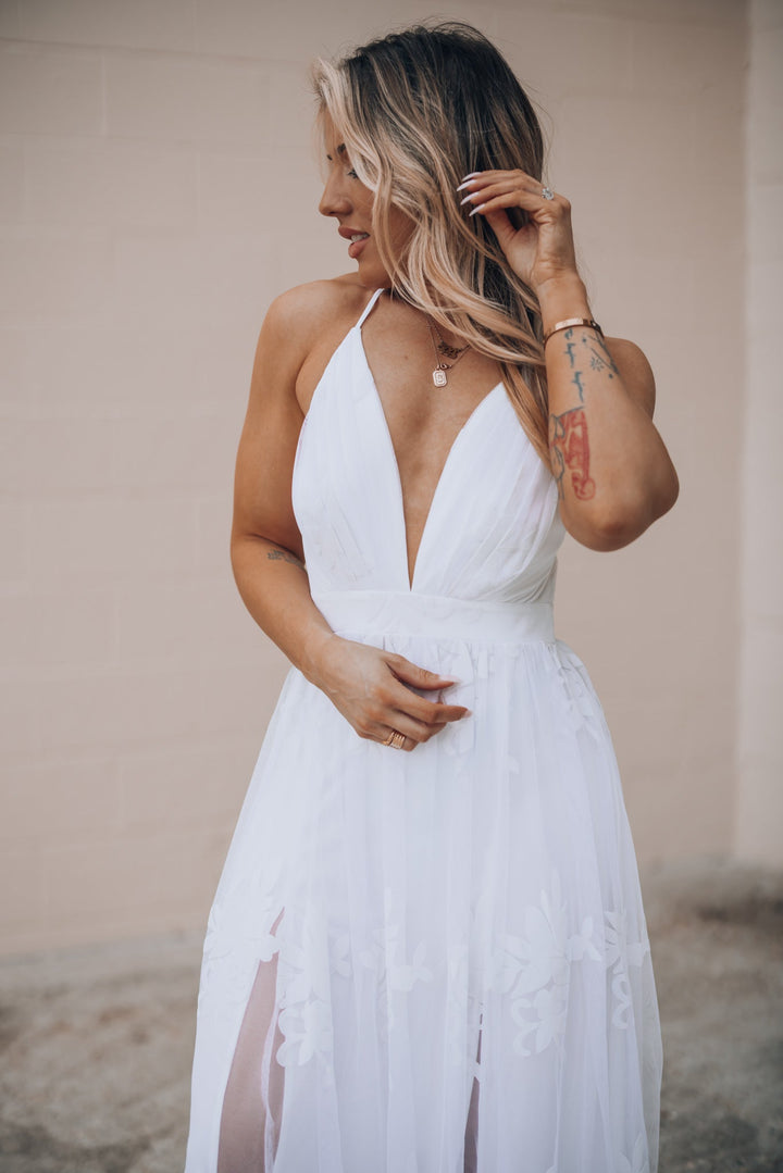 All My Love Maxi Gown (White)