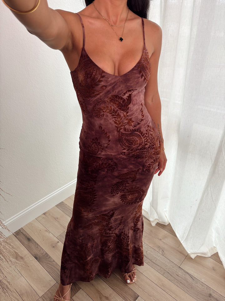 Angelique Burnt Out Maxi Dress