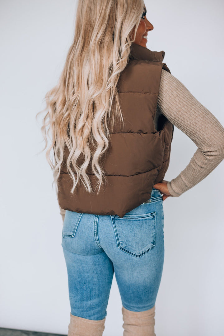 Essential Puffer Vest (Cocoa)