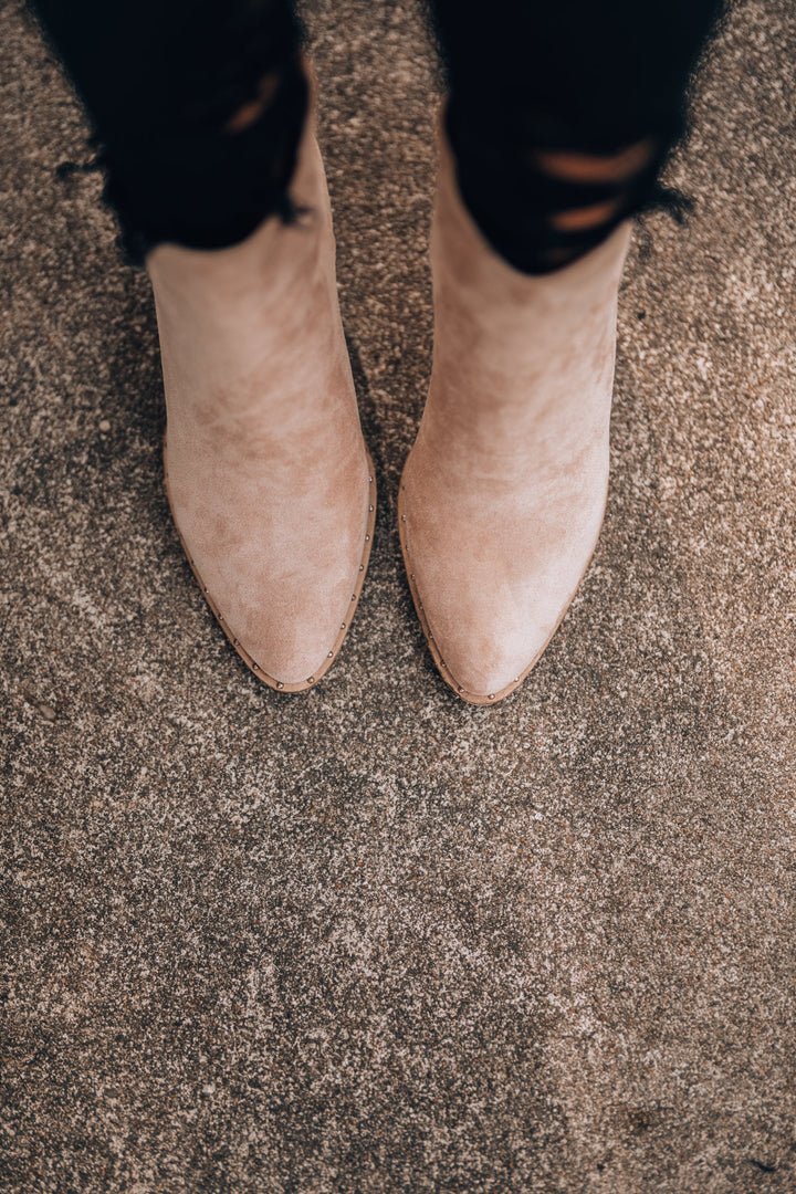 Juliette Booties (Taupe)