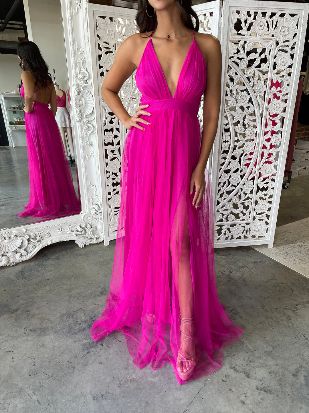 Love Spell Gown (Fuchsia)