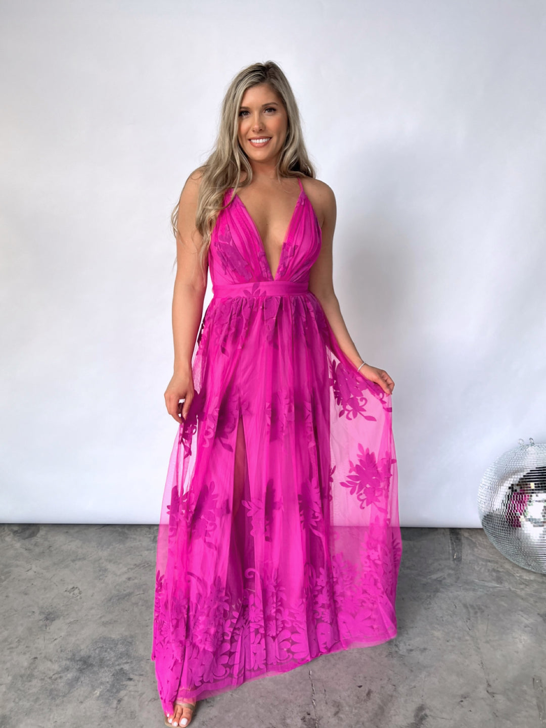 All My Love Maxi Gown (Magenta)