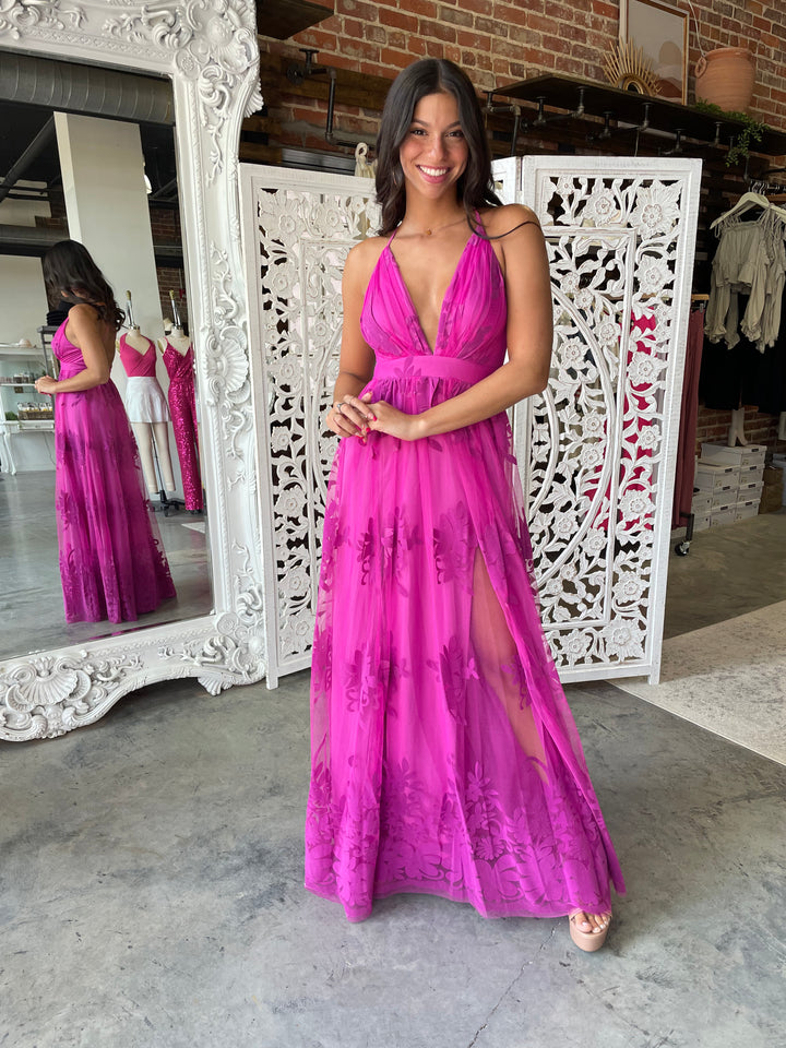 All My Love Maxi Gown (Magenta)