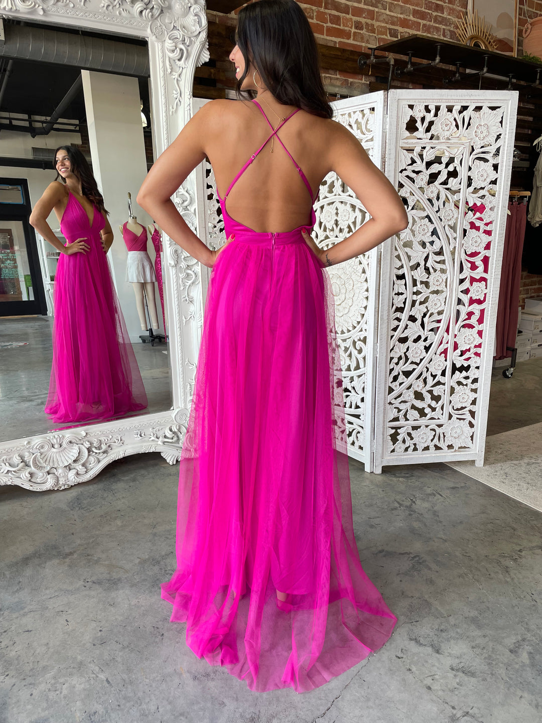 Love Spell Gown (Fuchsia)