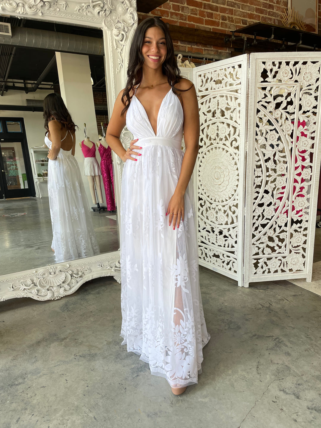 All My Love Maxi Gown (White)