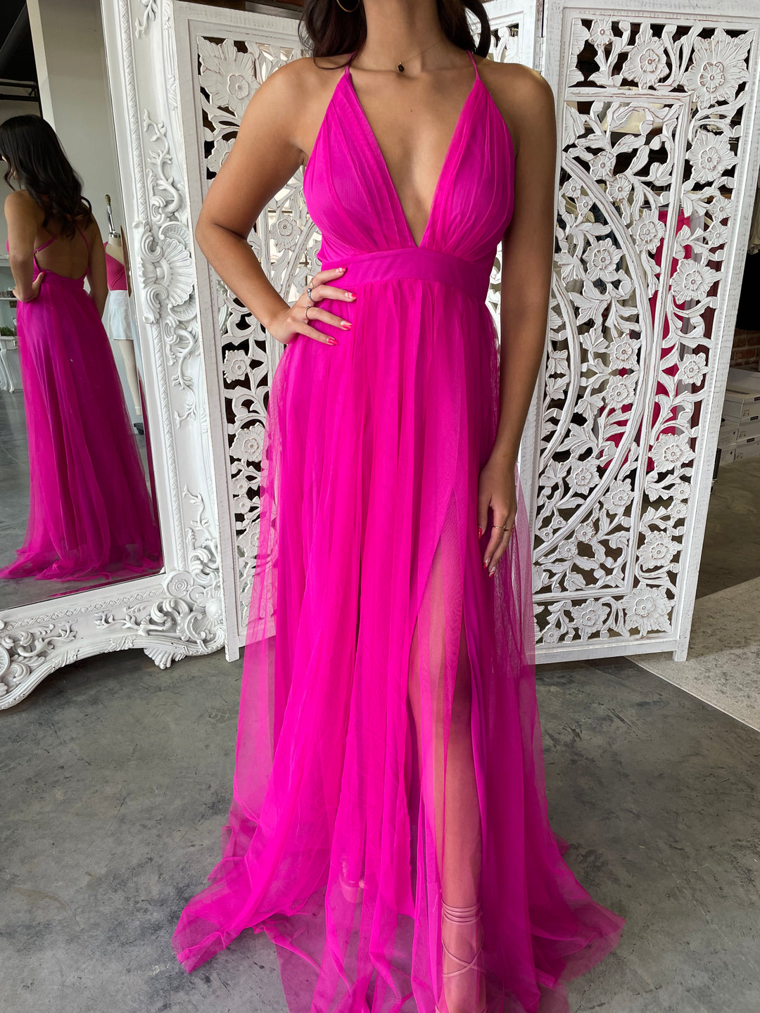 Love Spell Gown (Fuchsia)