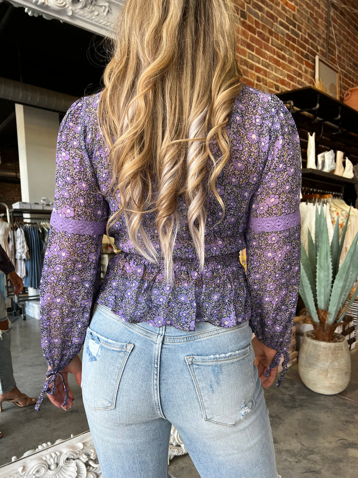 Rhiannon Floral Blouse FINAL SALE