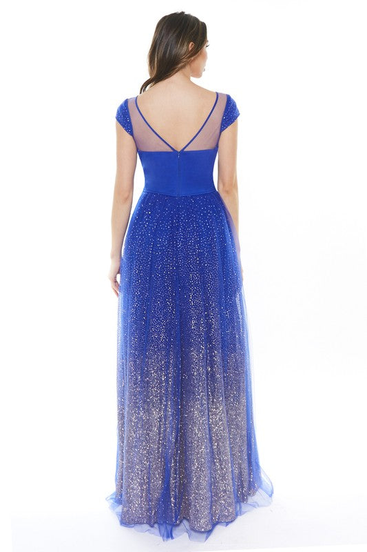 La Fleur Glimmer Gown (Royal Blue) FINAL SALE