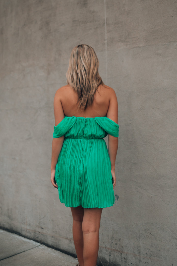 Making Moves Mini Dress (Jade) FINAL SALE