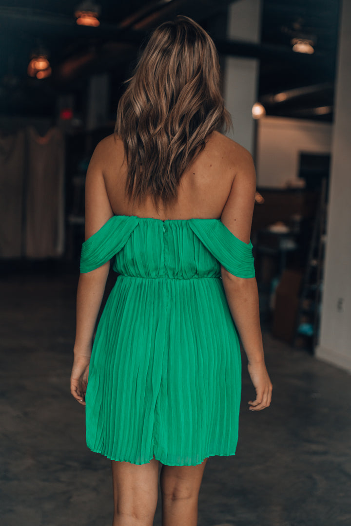 Making Moves Mini Dress (Jade) FINAL SALE