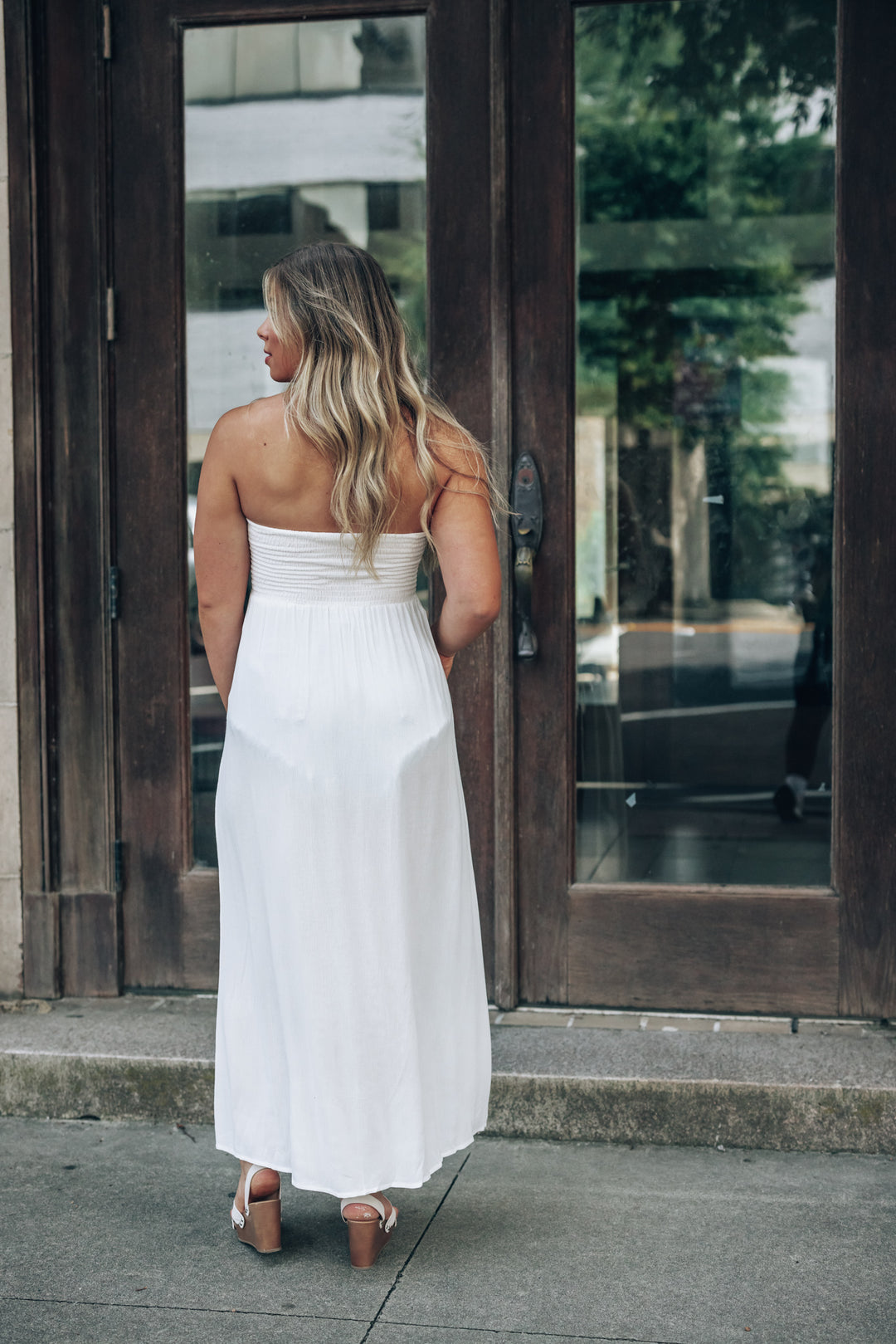 Santana Maxi Top (Off White) FINAL SALE