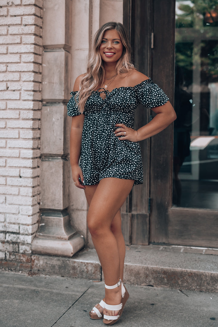 Lou Ella Floral Romper FINAL SALE