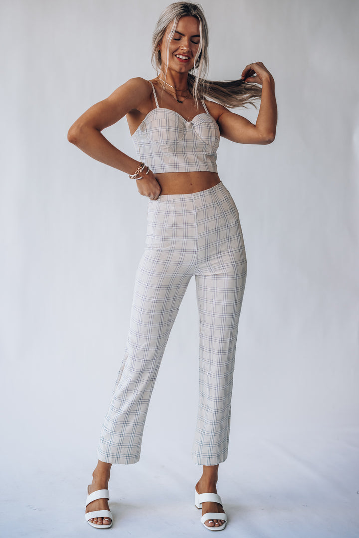 Finn Plaid Crop Top FINAL SALE