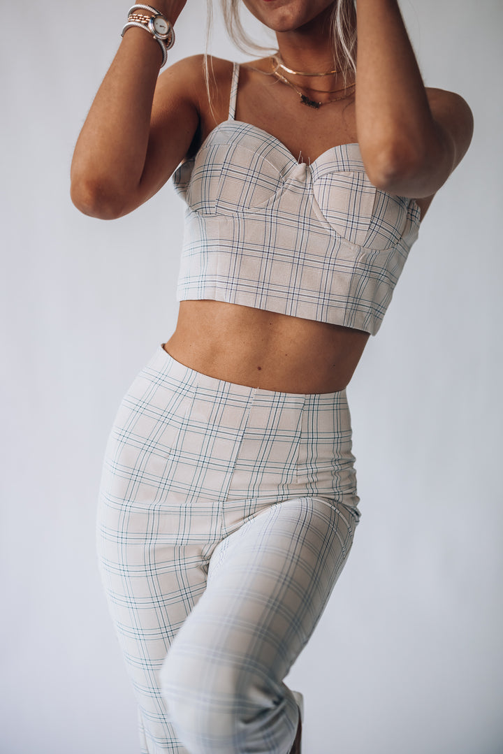 Finn Plaid Crop Top FINAL SALE