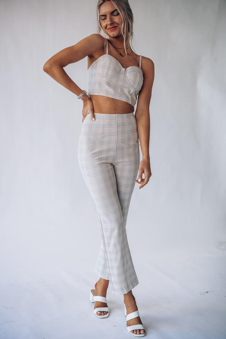 Finn Plaid Crop Top FINAL SALE