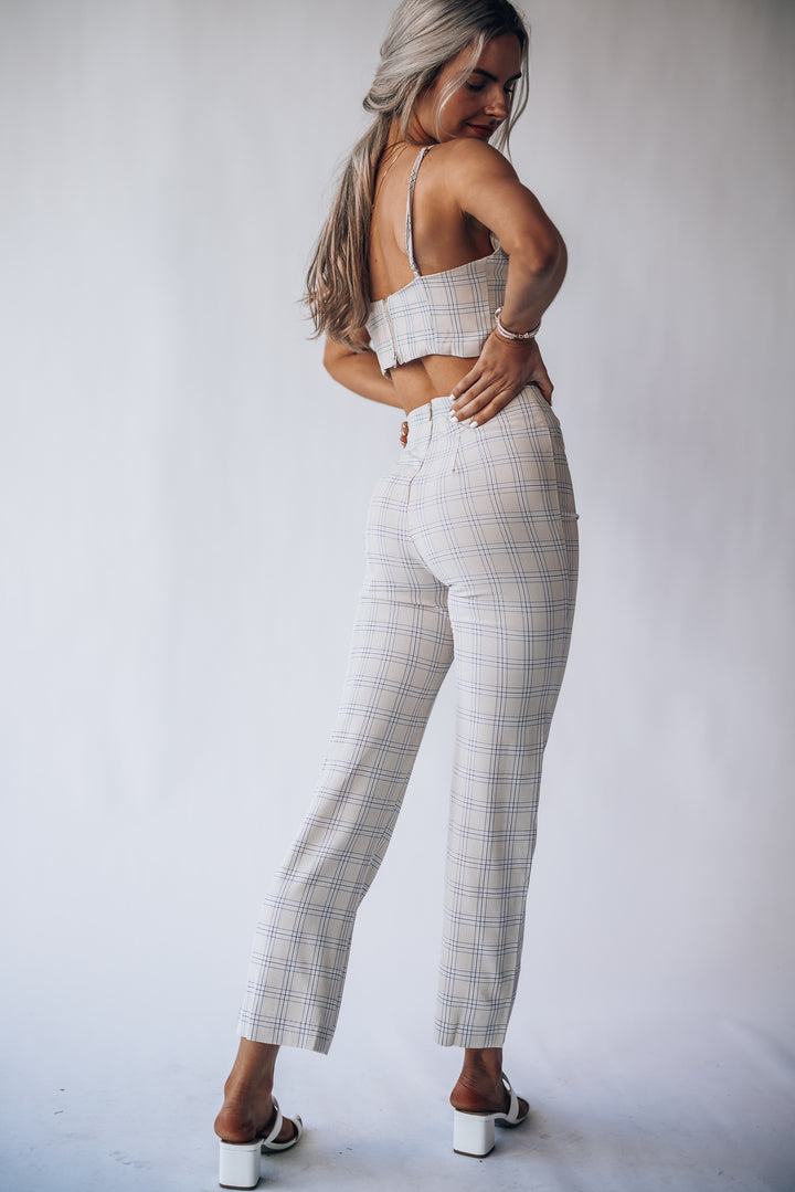 Finn Plaid Crop Top FINAL SALE