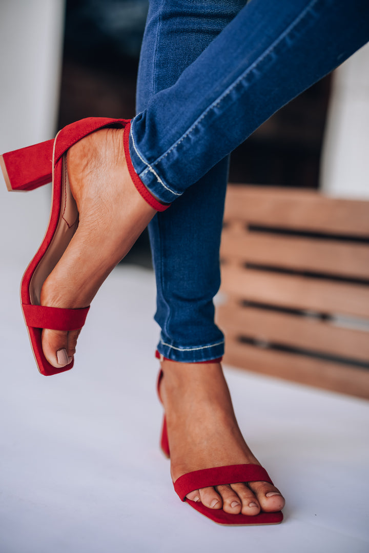 Mandy Heels (Red) FINAL SALE