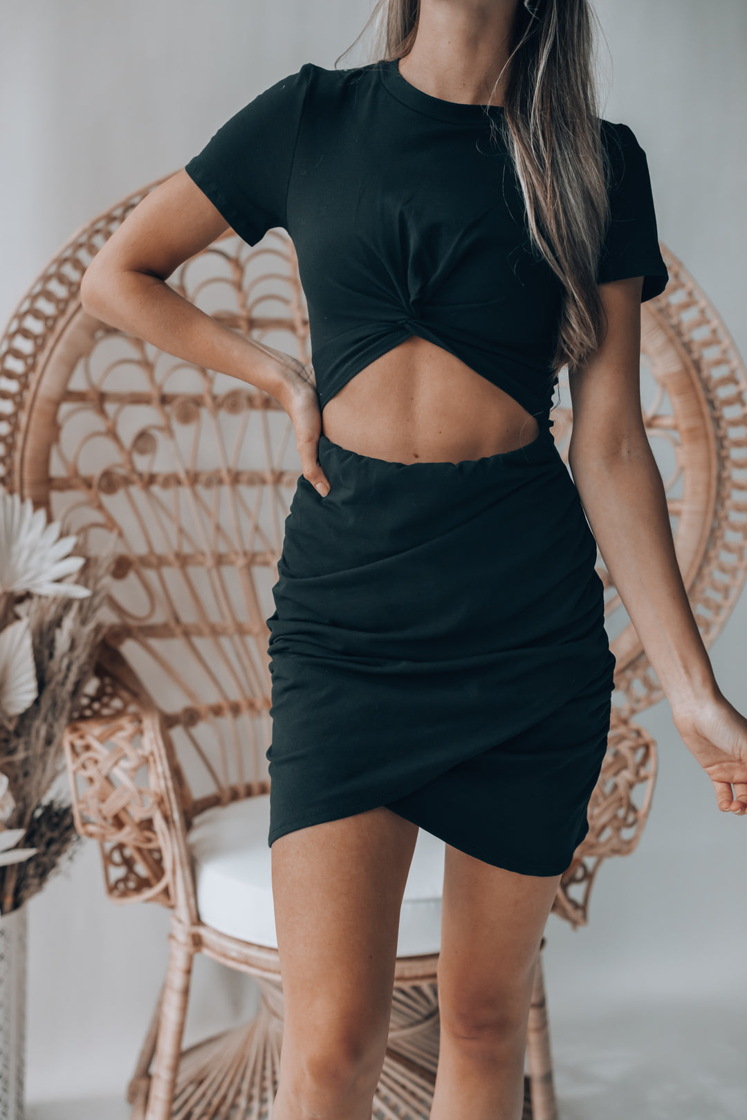 Made To Last Twist Mini Dress FINAL SALE