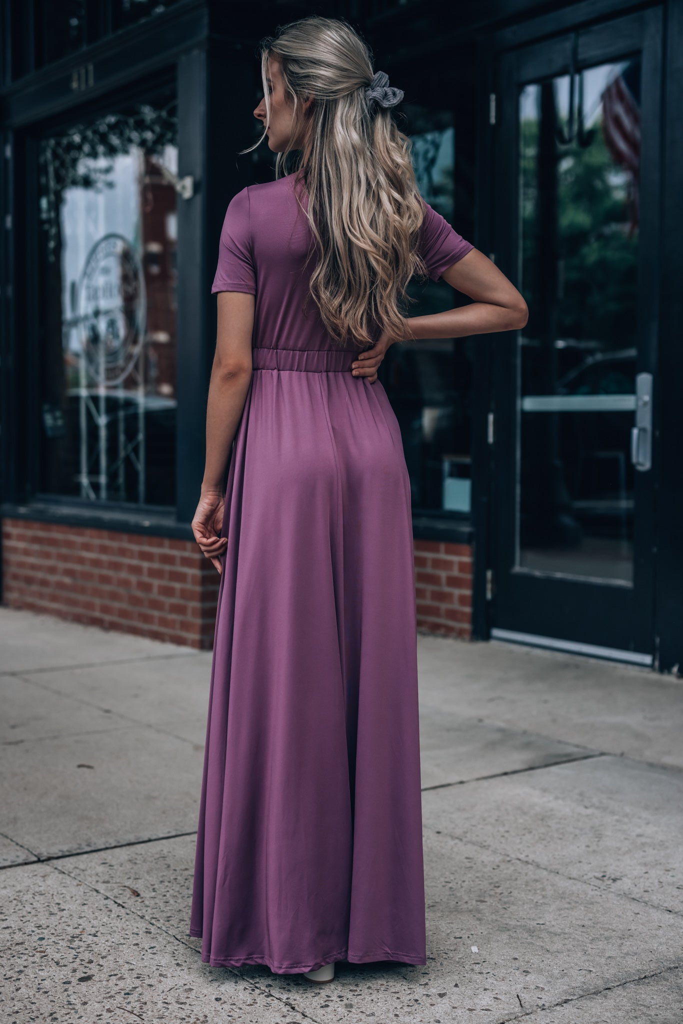 Wanderer Maxi Dress Dark Mauve FINAL SALE