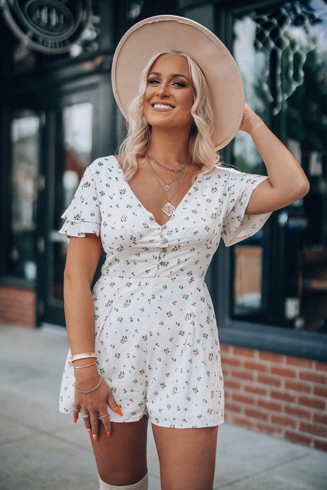 Spring Meadows Romper FINAL SALE