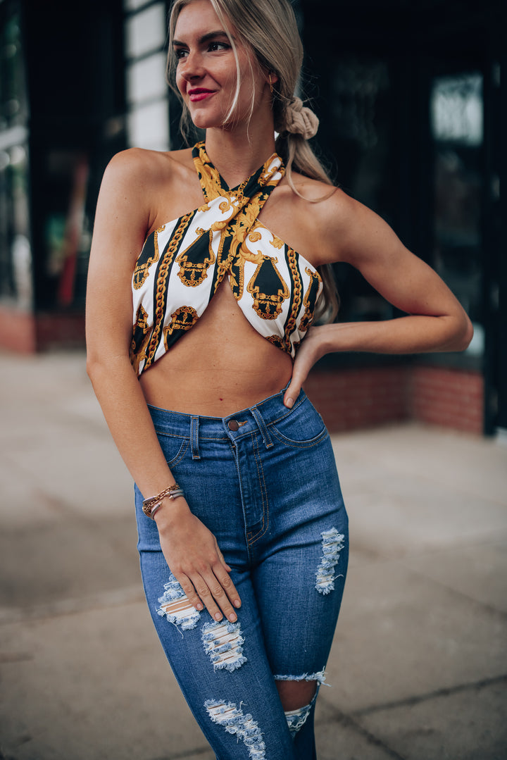 Versace Wrap Top FINAL SALE