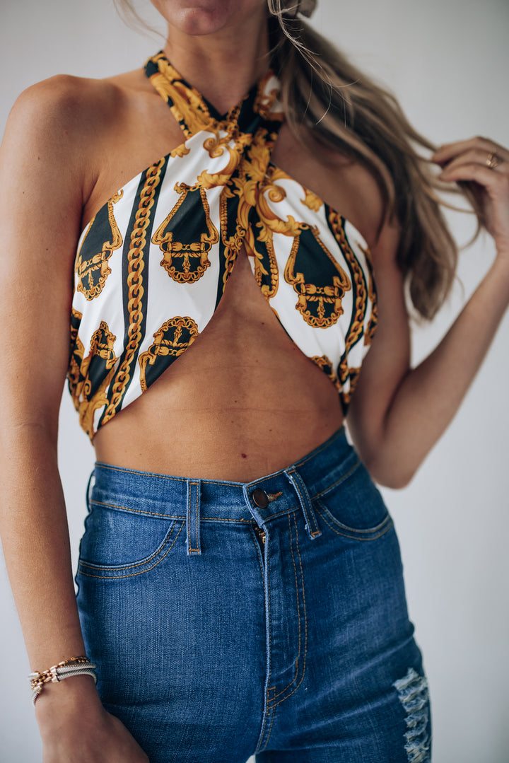 Versace Wrap Top FINAL SALE