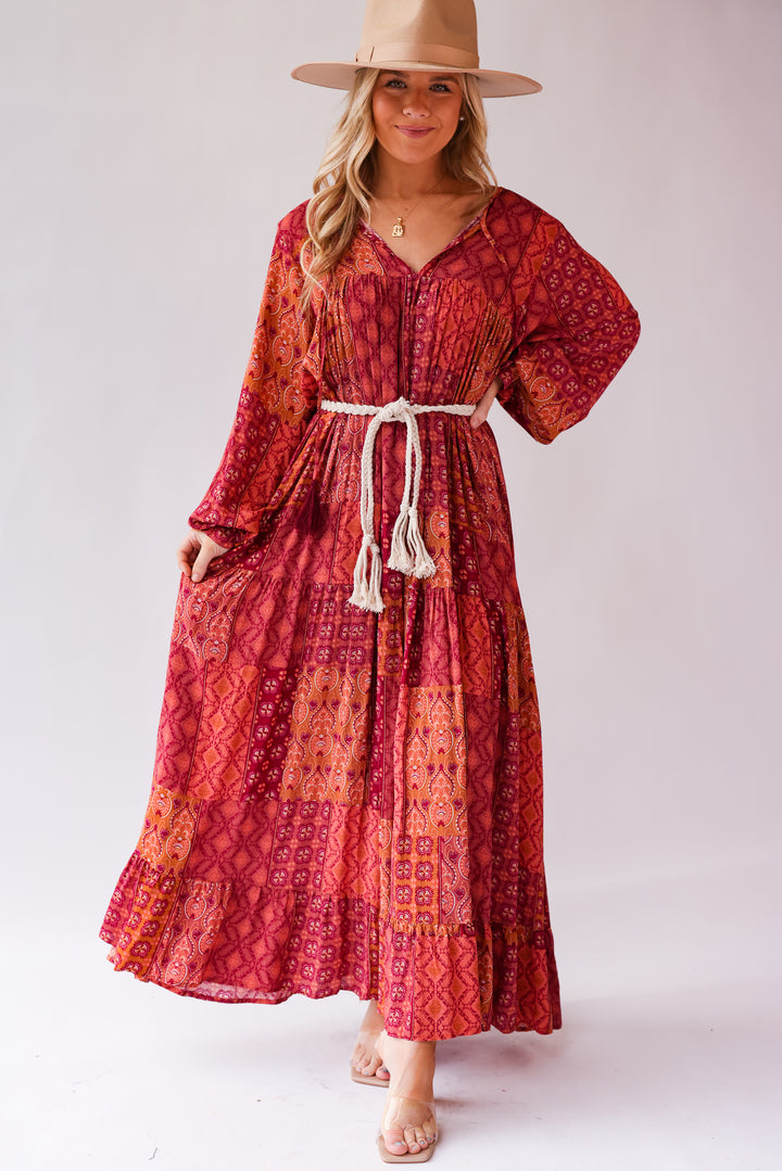 Eileen Paisley Maxi Dress FINAL SALE