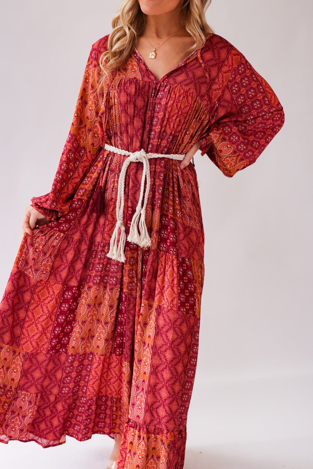 Eileen Paisley Maxi Dress FINAL SALE