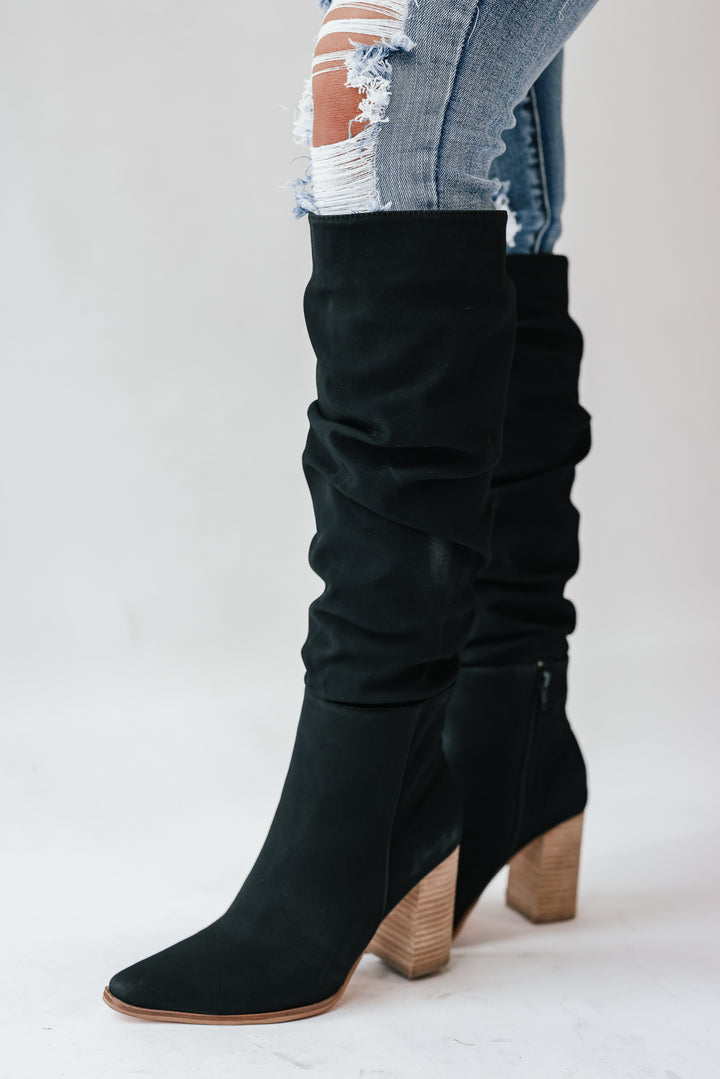 Dolce Slouch Boots (Black) FINAL SALE