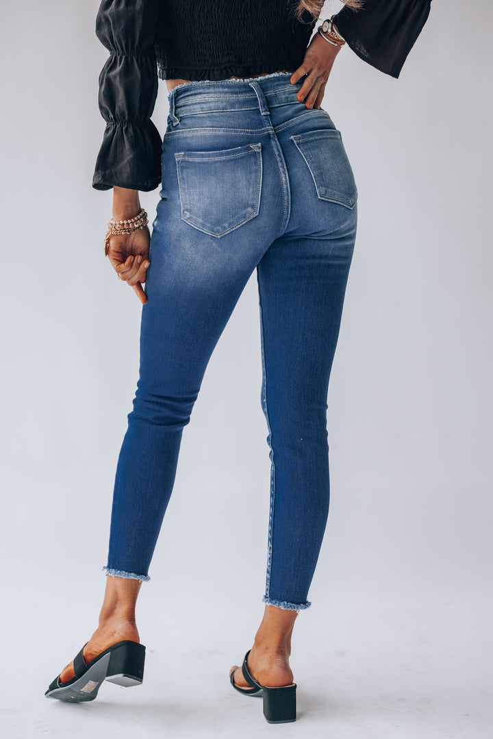 Drew Frayed Denim Jeans FINAL SALE